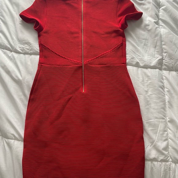 NWT Express Ribbed Body Con Cutout Dress - Picture 3 of 5